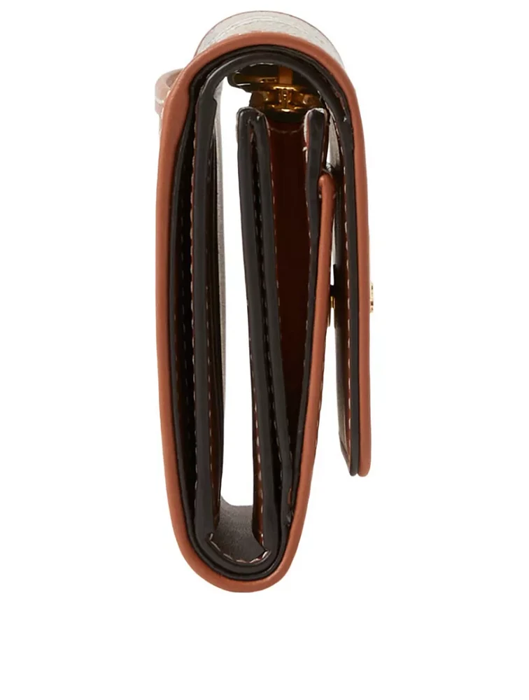 Small Check Folding Wallet