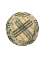 Reversible Check Fleece Bucket Hat
