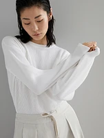 English Rib Knit Sweater