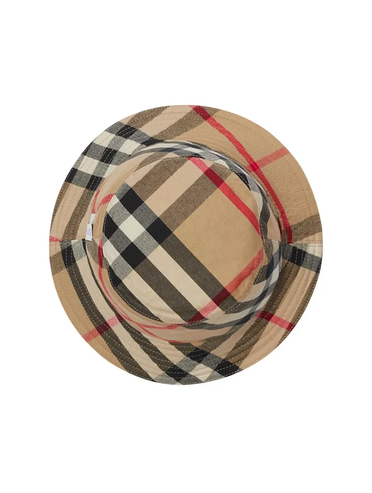 Reversible Cotton Blend Bucket Hat