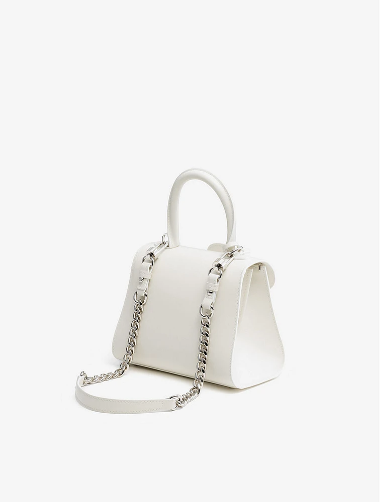 Short Chain Strap Box Calf