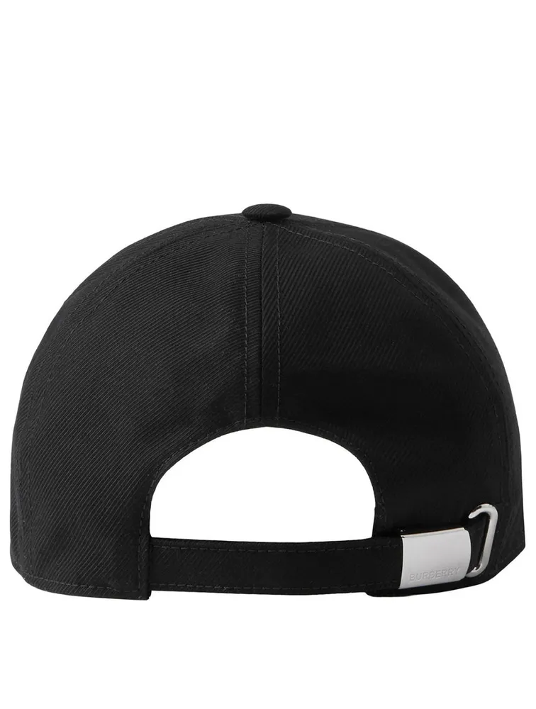 Horseferry Motif Cotton Twill Baseball Cap