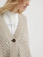 Mesh Cardigan