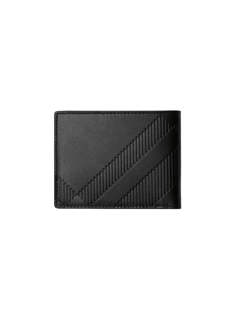 Embossed Check Slim Bifold Wallet