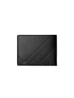Embossed Check Slim Bifold Wallet