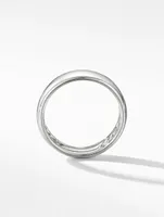 Dy Classic Band Ring 18k White Gold