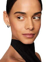 Dy Mercer® Micro Hoop Earrings In Sterling Silver, 13.4mm