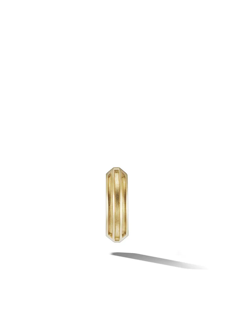 Armory® Hoop Earring In 18k Yellow Gold