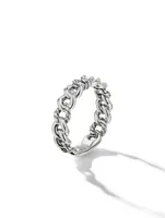 Belmont® Curb Link Band Ring Sterling Silver