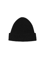 Ribbed Cashmere Beanie