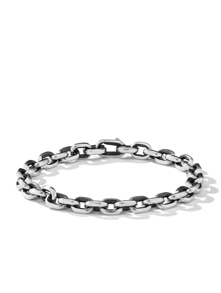 Deco Chain Link Bracelet Sterling Silver