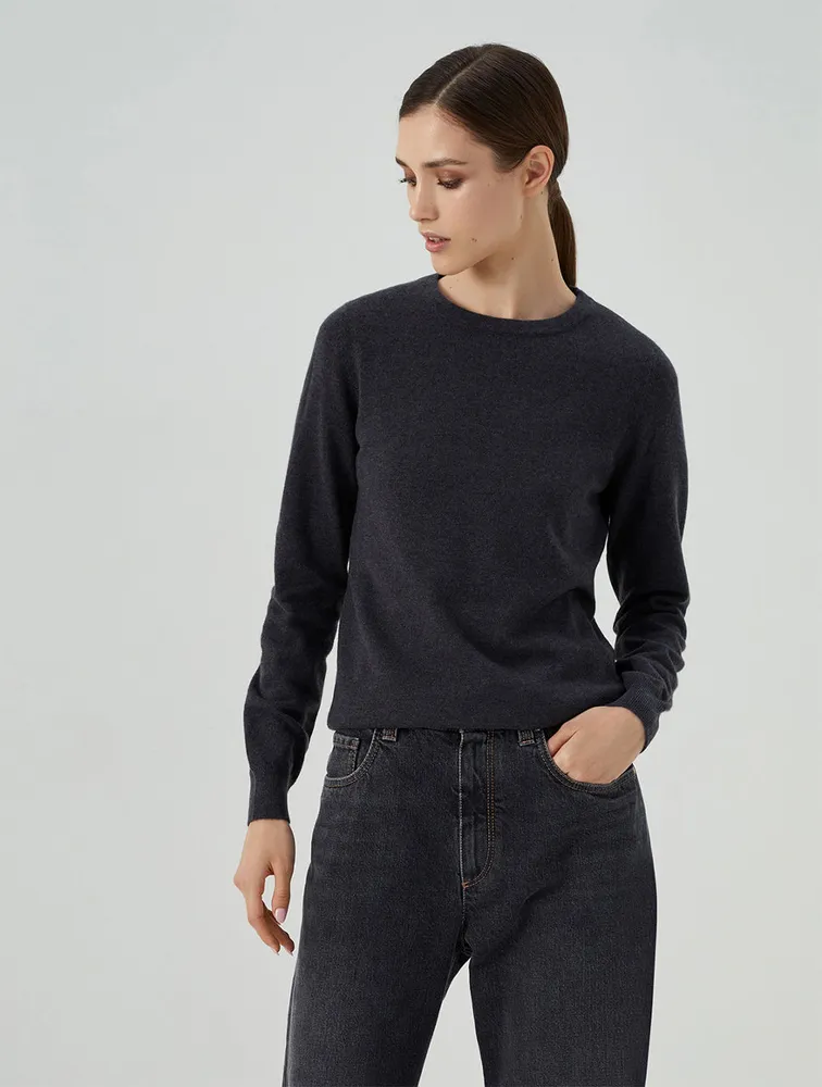 Cashmere Sweater With Monili