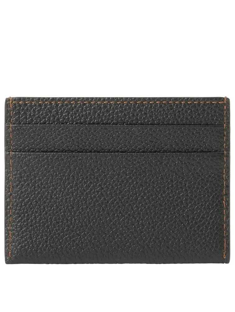 Grainy Leather Tb Card Case