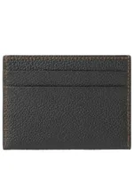 Grainy Leather Tb Card Case