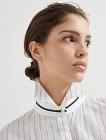 Striped Poplin Shirt