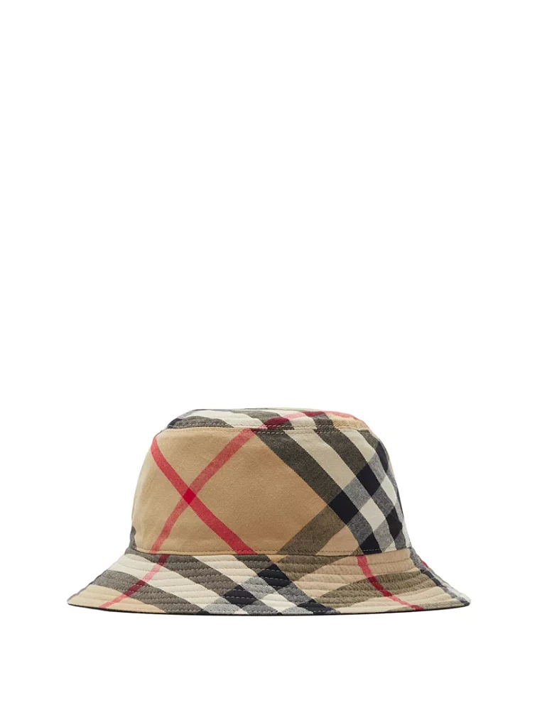 Reversible Cotton Blend Bucket Hat