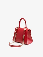 Short Chain Strap Box Calf