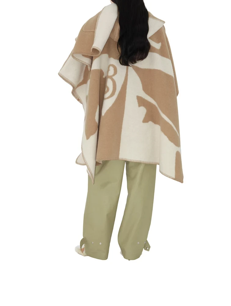 Ekd Wool Blanket Cape