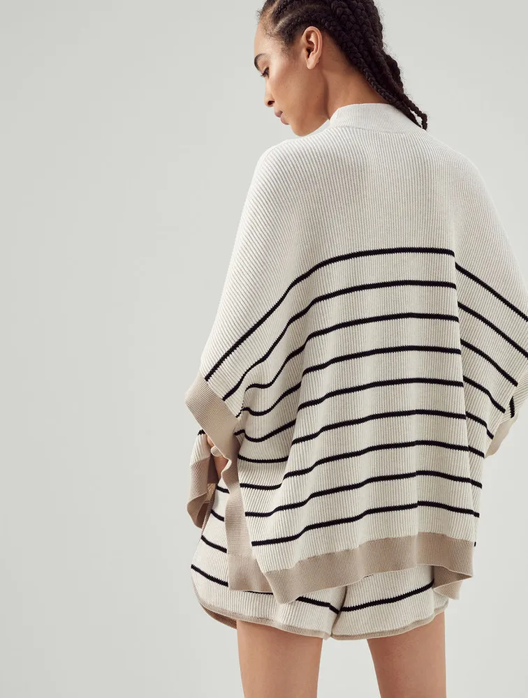 Poncho-style Sweater