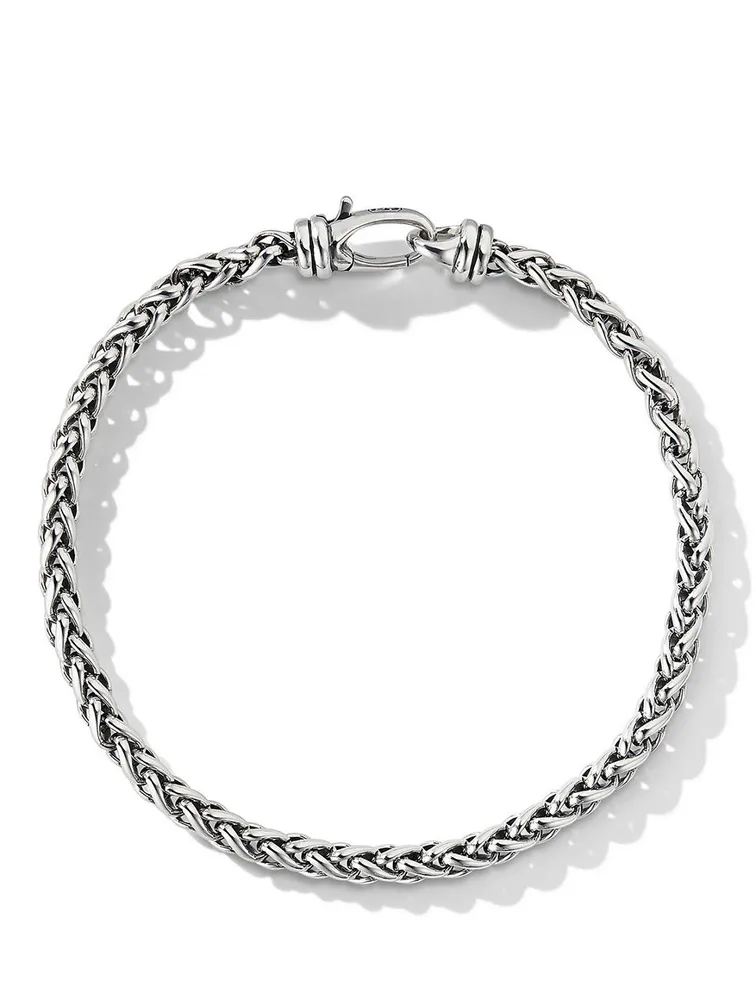 Wheat Chain Bracelet Sterling Silver