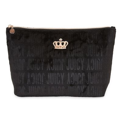 Juicy By Juicy Couture Crown Logo And Juicy Pattern Makeup Bag