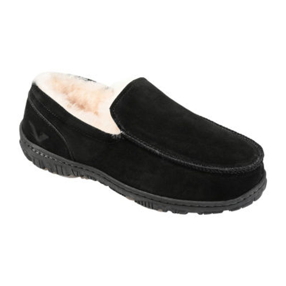 jcpenney mens leather slippers