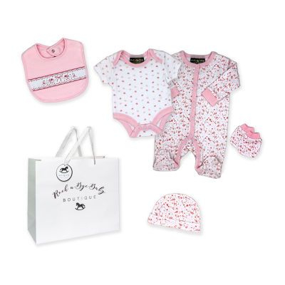 3 Stories Trading Company Baby Girls 5-pc. Clothing Set