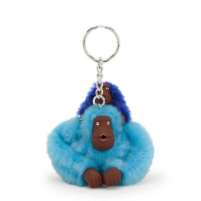 Mom and Baby Sven Monkey Keychain