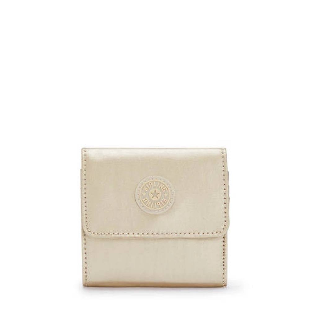 Cece Small Metallic Wallet