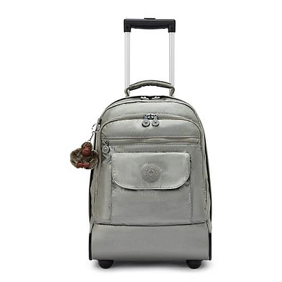 Sanaa Large Metallic Rolling Backpack