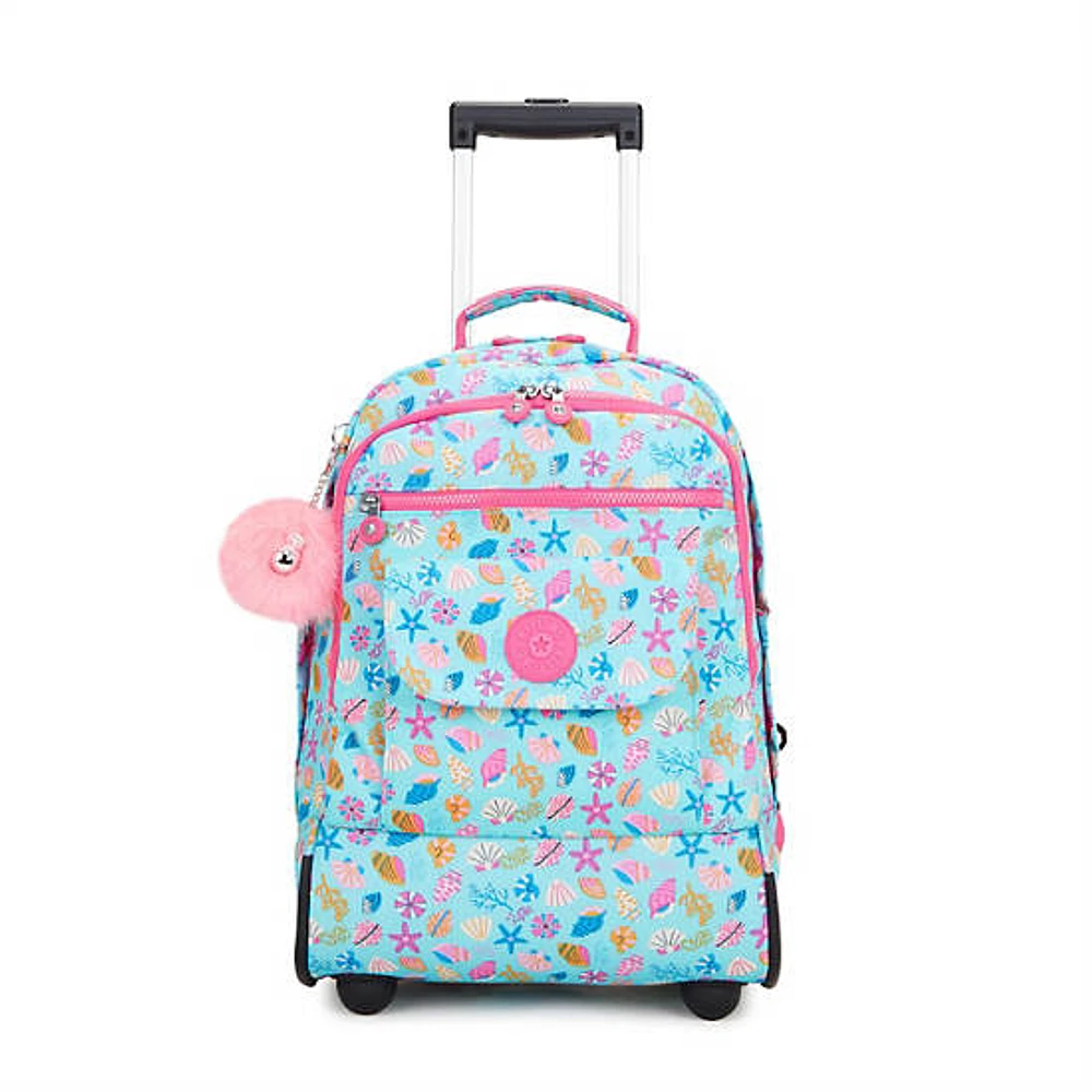 Sanaa Large Printed Rolling Backpack