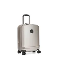 Curiosity Pocket Metallic 4 Wheeled Rolling Luggage