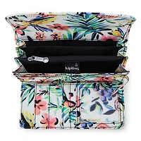 Money Land Printed Snap Wallet