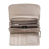 Money Land Metallic Snap Wallet