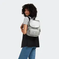 City Pack Small Metallic Backpack