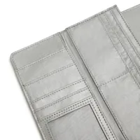 Money Land Metallic Snap Wallet