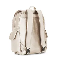 Zax Metallic Backpack Diaper Bag