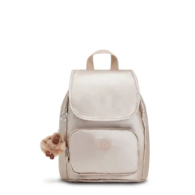 Marigold Metallic Small Backpack