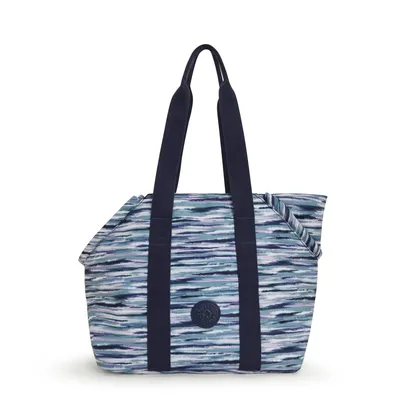 Art M Pet Tote Bag Brushed Stripes