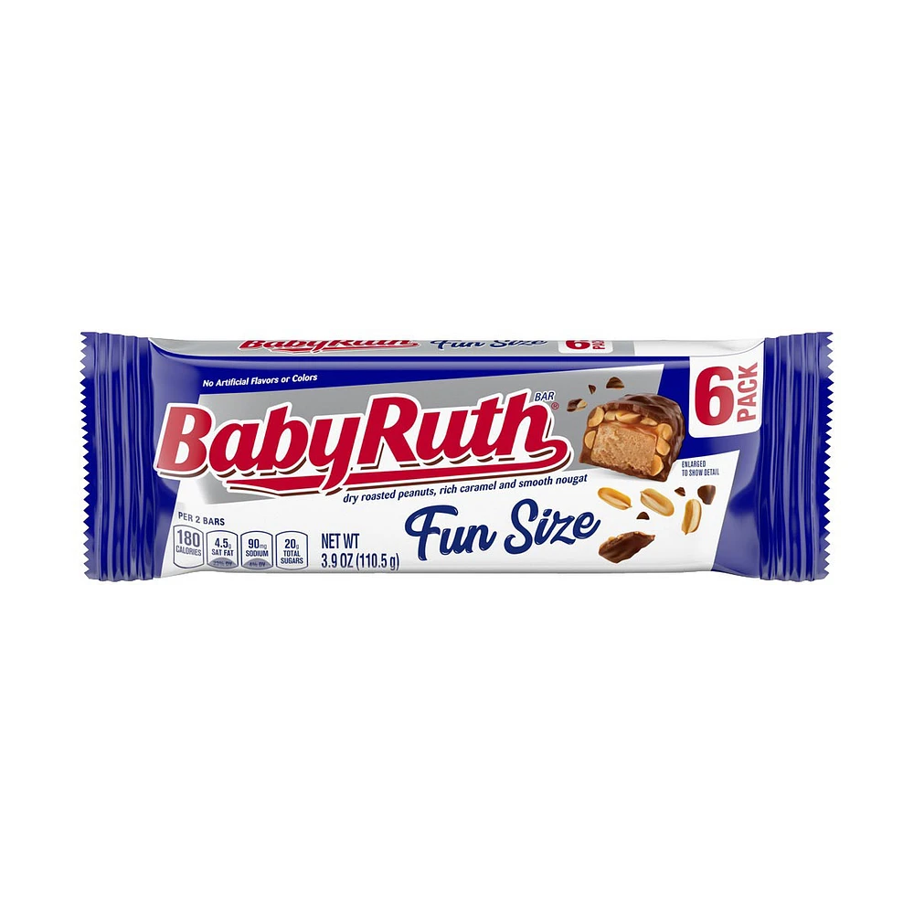 Baby Ruth Candy Bars, 3.9 oz.