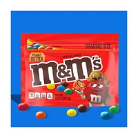 M&M'S Peanut Butter Milk Chocolate Candy Sharing Size Bag, 9 oz