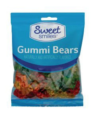 Sweet Smiles Gummy Bears, 5 oz