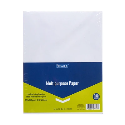 Multi Purpose Paper, 200 Count