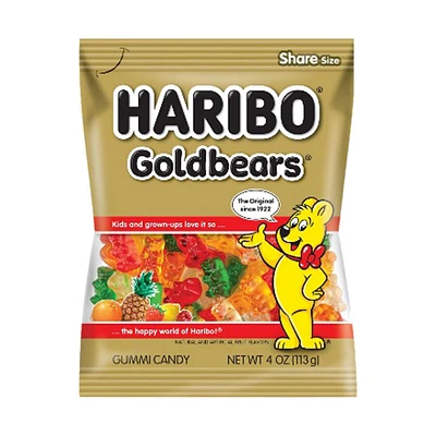 Haribo Goldbears Gummi Bears, 4 oz.