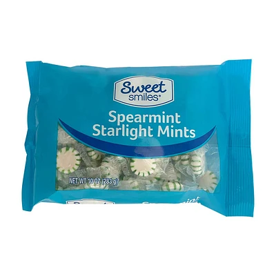 Sweet Smiles Spearmint Starlight Mints, 10 oz