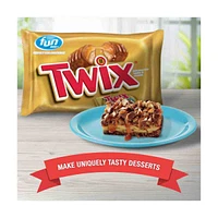 Twix Caramel Fun Size Chocolate Cookie Candy Bag, 10.83 oz.