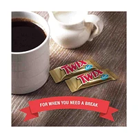 Twix Caramel Fun Size Chocolate Cookie Candy Bag, 10.83 oz.