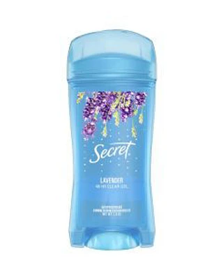 Secret Fresh Antiperspirant and Deodorant Clear Gel, Lavender, 2.6 oz