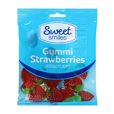 Sweet Smiles Gummi Strawberries, 4.5 oz