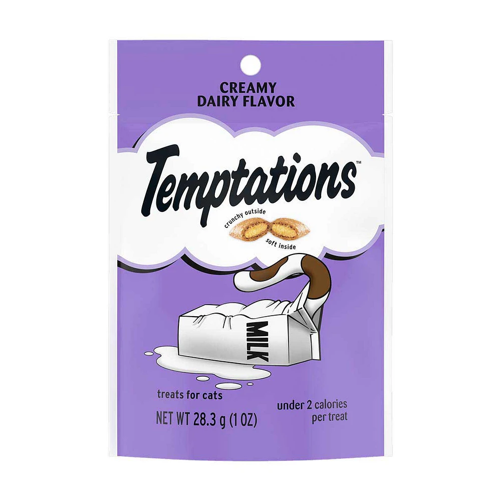 Temptations Treats for Cats, Creamy Dairy Flavor, 1 oz